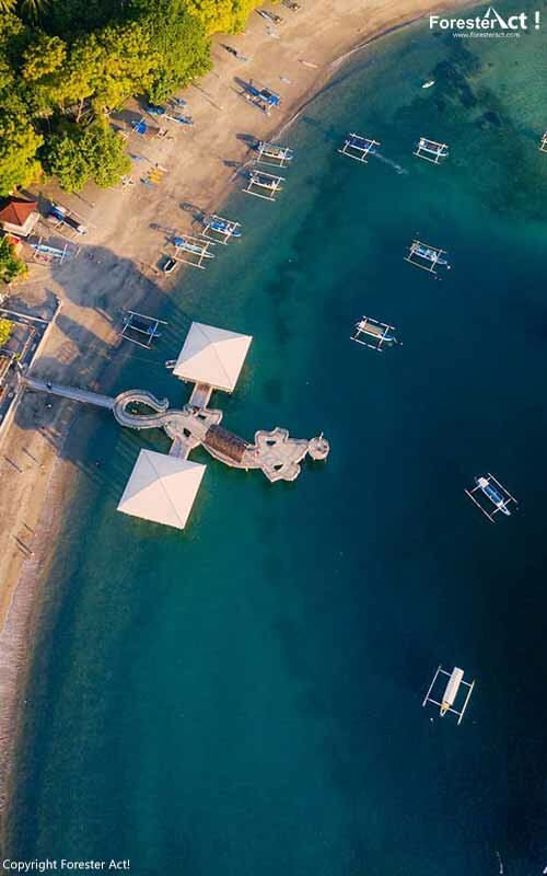 Dock Indah di Pantai Senggigi